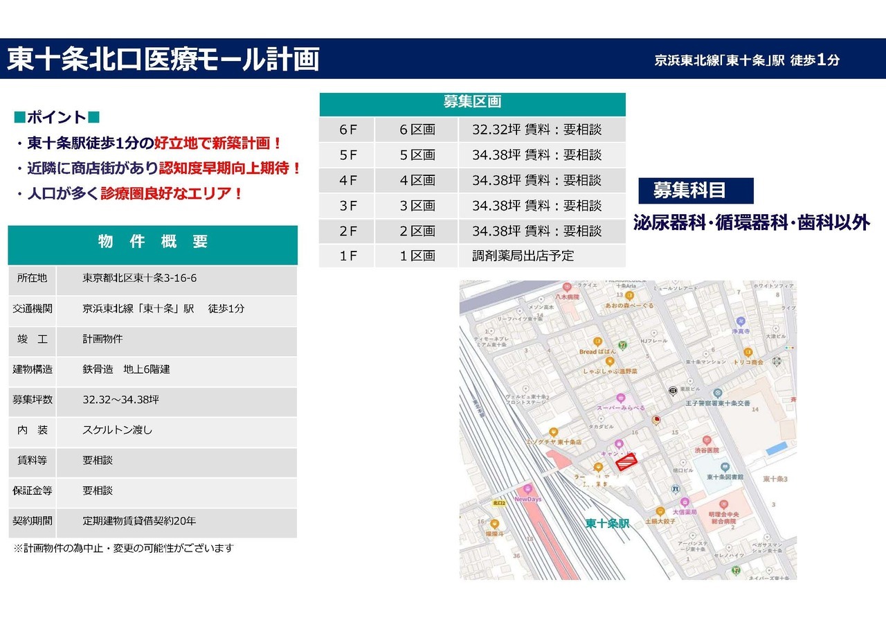 NA00029 東十条北口医療モール計画
