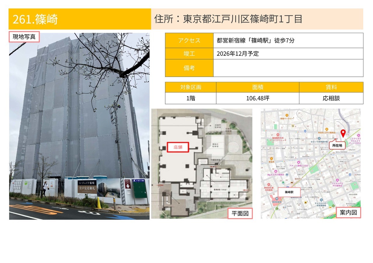 C00025 仮称）足立区 つくばエクスプレス「六町駅」徒歩1分 医療モール