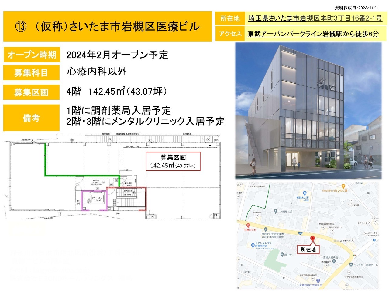 さいたま市岩槻区医療ビル