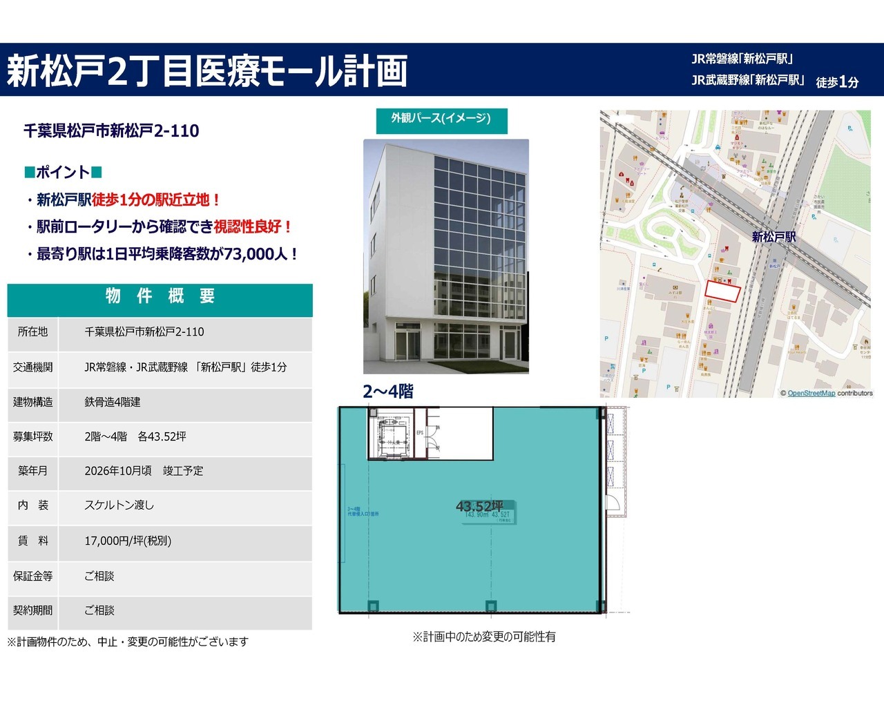NA00022 新松戸2丁目医療モール計画